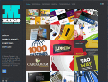Tablet Screenshot of mangodesign.com.br